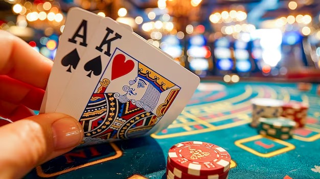 Account balance display and stake management during Big Time Gaming session